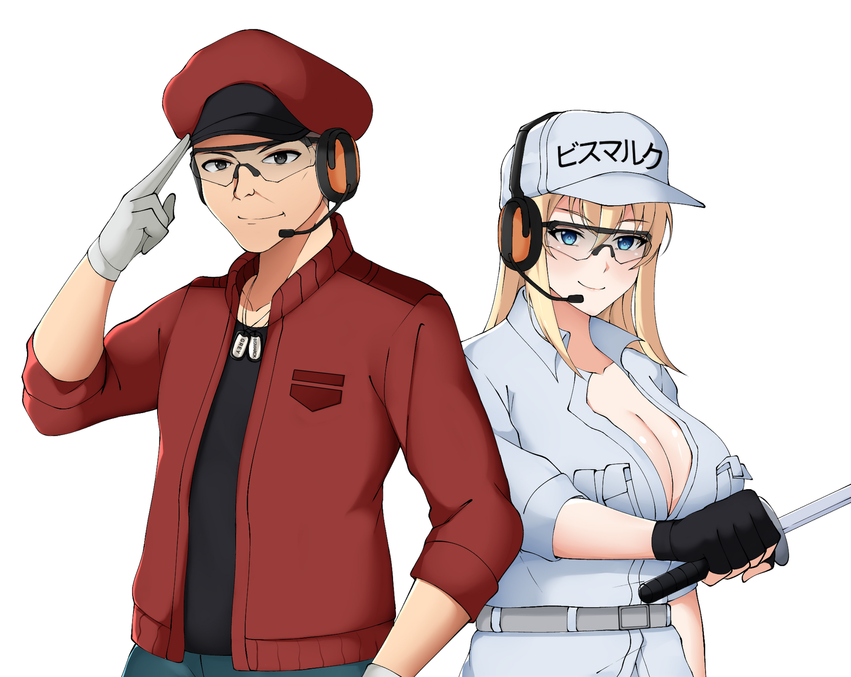 Scout and Bismarck (Cells At Work)