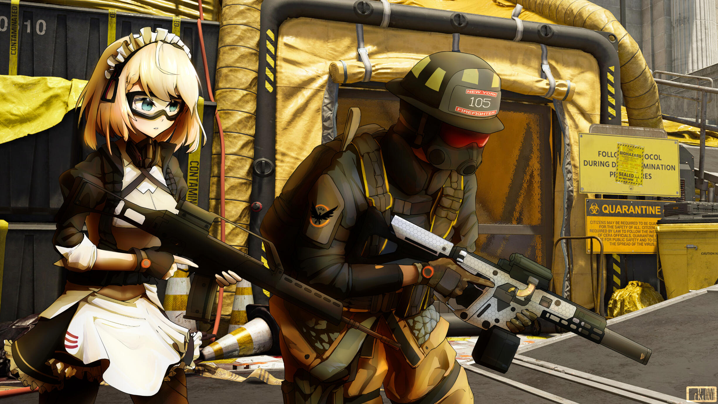 G36 and My Division 2 Character