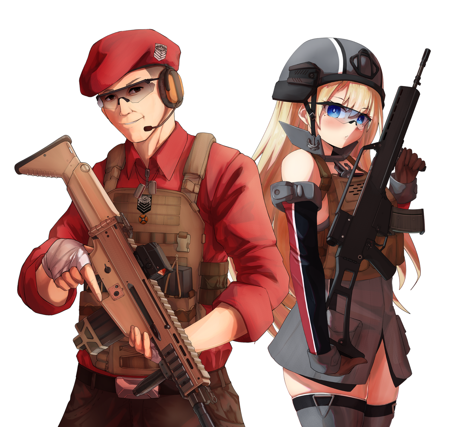 Scout and Bismarck